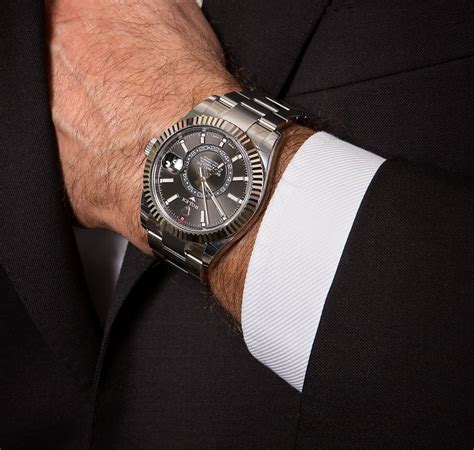 rolex sky dweller stainless steel review|rolex sky dweller 326934.